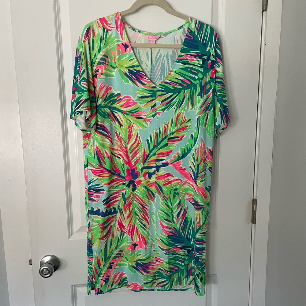 EUC Lilly Pulitzer Lindley Caftan Dress - Picture 2 of 3